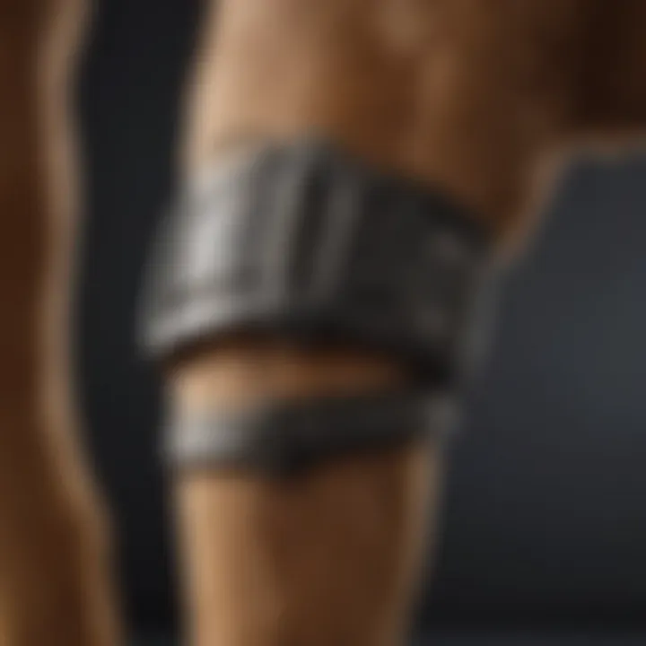 Close-up of a hind leg brace designed for dogs