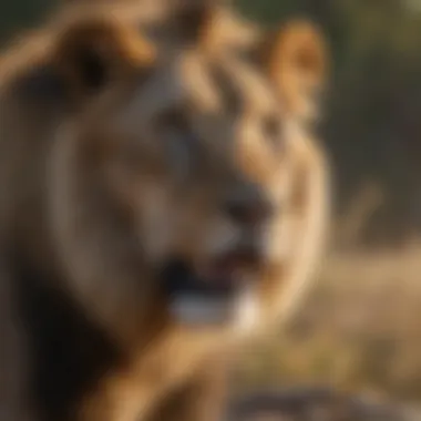 Conservation efforts in lion habitats