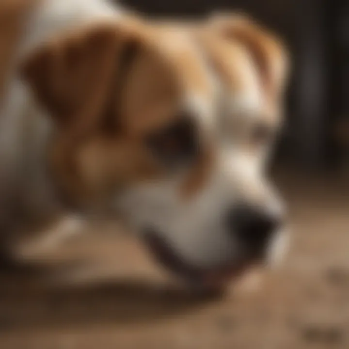 Symptoms of a torn ACL in dogs including limping and swelling