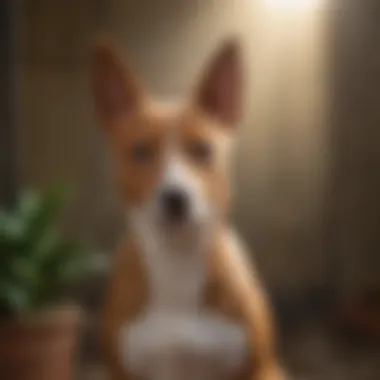 Basenji: The Low-Shed Companion A lively Basenji demonstrating its low shedding characteristics.