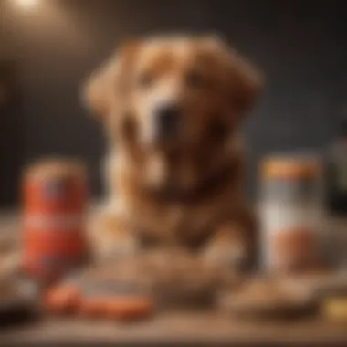 Alternative Nutritional Options for Dogs Graphic depicting various alternative dog food options