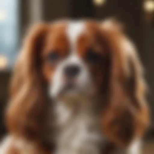 Cavalier King Charles Spaniel displaying its beautiful coat