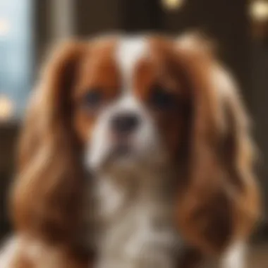 The Luxurious Coat of Cavalier King Charles Spaniels Cavalier King Charles Spaniel displaying its beautiful coat