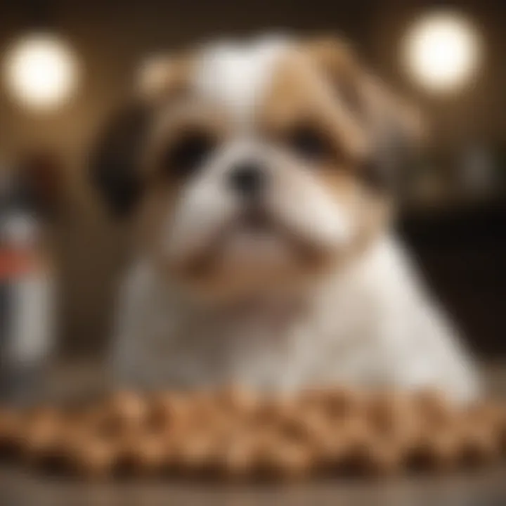 Variety of dog food brands suitable for Shih Tzu puppies