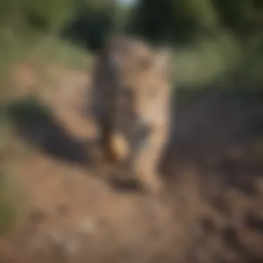 Ecological impact of bobcat footprints in their habitat