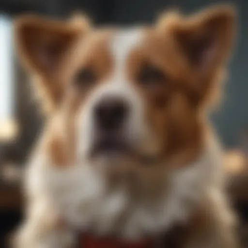Caesar dog breed showcasing its distinct coat and features
