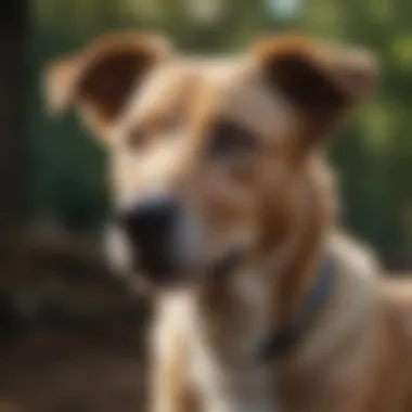 Happy and healthy dog after vaccination