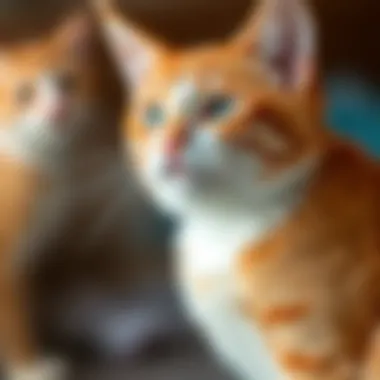Genetic Insights into Orange Cats Genetic diagram illustrating orange coat inheritance