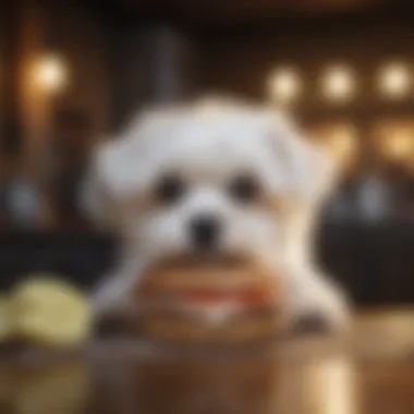 Nourishment Matters: The Role of Diet in Lifespan Balanced meal prepared for a Maltese dog