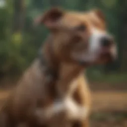 Historical depiction of pitbulls in early society