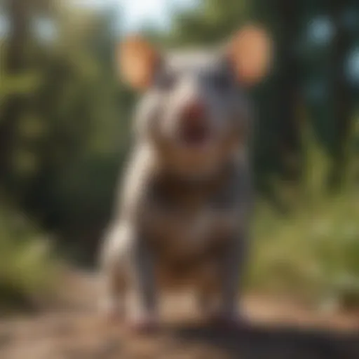 A Rat Dog showcasing its distinct coat and playful demeanor.