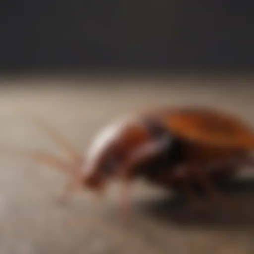 American cockroach on a surface