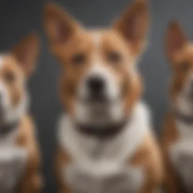 A variety of Welsh dog breeds gathered together