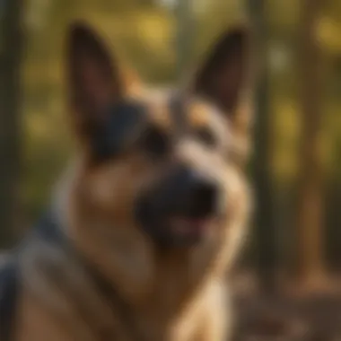 Workline German Shepherd showcasing its strong physique