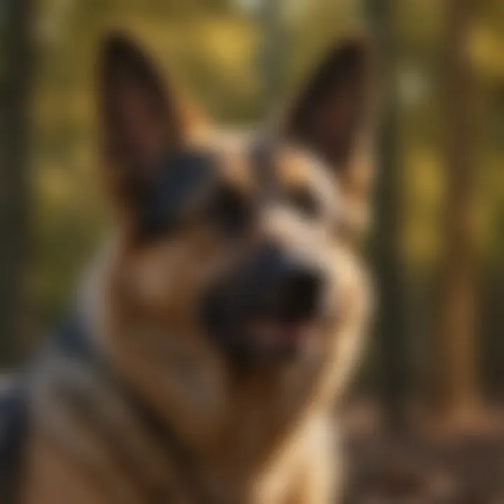 Workline German Shepherd showcasing its strong physique