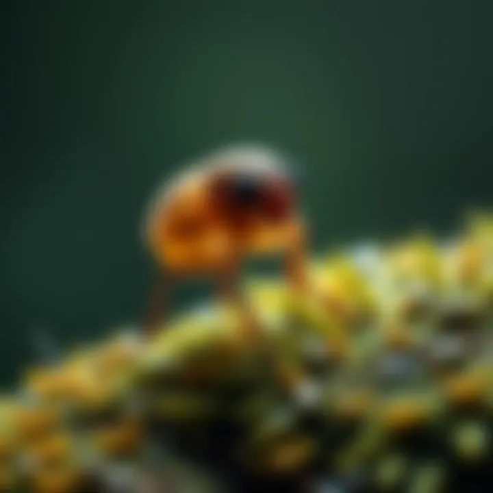 Graphical representation of fleas in an ecosystem