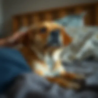 Emotional Support for Your Dog A dog being comforted by its owner