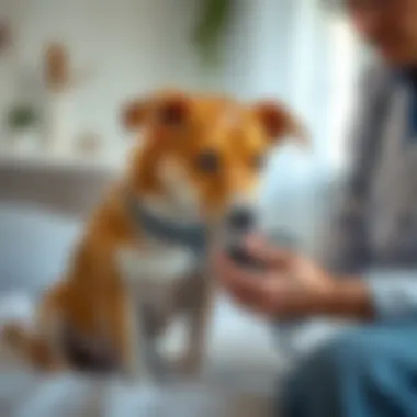 Health Concerns Related to Urination A vet examining a dog for health issues