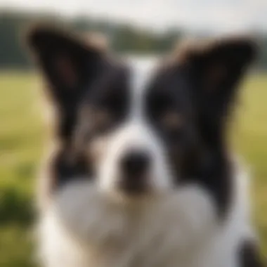 The Benefits of Regular Grooming for Border Collies A well-groomed Border Collie with shiny fur outdoors