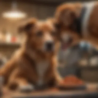 Consulting a Veterinarian About Dog Nutrition Veterinary consultation regarding dog diet