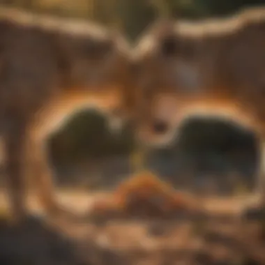 Feeding Behavior of Cheetahs Cheetah feeding on its catch in the wild
